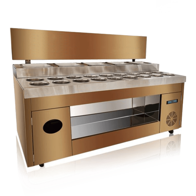 Pieni mausteen jäähdytetty näyttökotelo Pieni mausteen jäähdytetty näyttökotelo