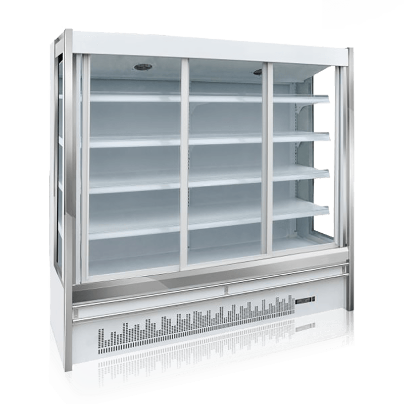 Hedelmien ja vihannesten monikerroksinen jäähdytin Hedelmien ja vihannesten monikerroksinen jäähdytin