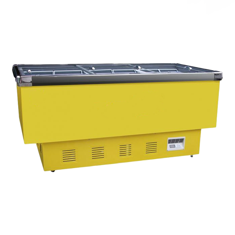 Tasapohjaiset jäähdytetyt saarivitriinit Tasapohjaiset jäähdytetyt saarivitriinit